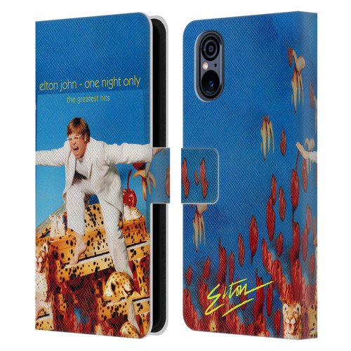 Elton John Artwork One Night Only Album Leather Book Wallet Case Cover For Sony Xperia 5 V 5G