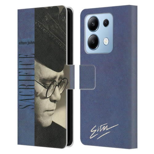 Elton John Artwork Sacrifice Single Leather Book Wallet Case Cover For Xiaomi Redmi Note 13/13 Pro 5G