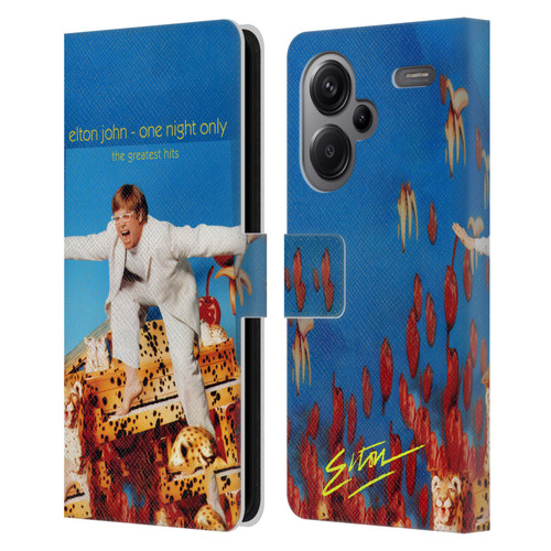Elton John Artwork One Night Only Album Leather Book Wallet Case Cover For Xiaomi Redmi Note 13 Pro Plus 5G