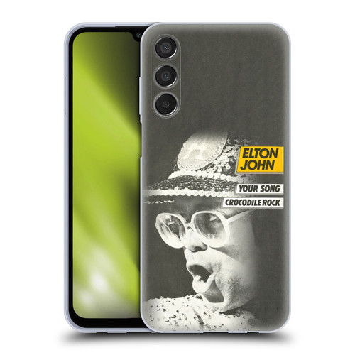 Elton John Artwork Your Song Single Soft Gel Case for Samsung Galaxy M15/F15 5G