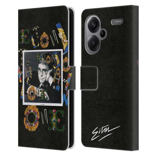 Elton John Artwork The One Single Leather Book Wallet Case Cover For Xiaomi Redmi Note 13 Pro Plus 5G