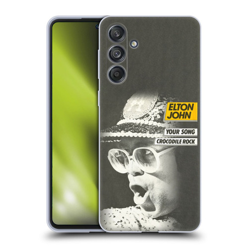 Elton John Artwork Your Song Single Soft Gel Case for Samsung Galaxy M55 5G