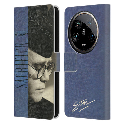 Elton John Artwork Sacrifice Single Leather Book Wallet Case Cover For Xiaomi 14 Ultra