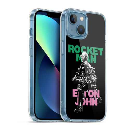 Elton John Rocketman Key Art 5 Soft Gel Case for Apple iPhone 13 Mini & MagSafe