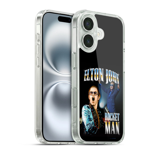 Elton John Rocketman Key Art Soft Gel Case for Apple iPhone 16 & MagSafe