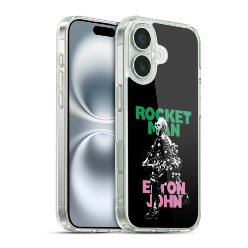 Elton John Rocketman Key Art 5 Soft Gel Case for Apple iPhone 16 & MagSafe
