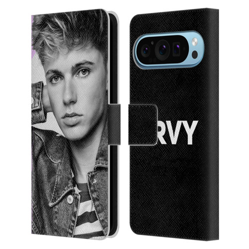 HRVY Graphics Calendar 12 Leather Book Wallet Case Cover For Google Pixel 9 / Pixel 9 Pro