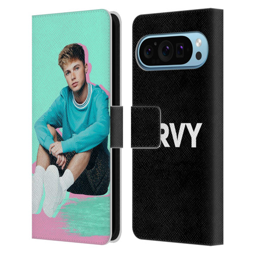 HRVY Graphics Calendar Leather Book Wallet Case Cover For Google Pixel 9 / Pixel 9 Pro