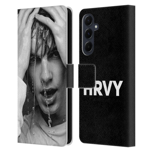 HRVY Graphics Calendar 11 Leather Book Wallet Case Cover For Samsung Galaxy A55 5G