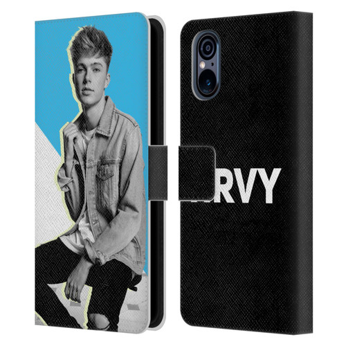 HRVY Graphics Calendar 3 Leather Book Wallet Case Cover For Sony Xperia 5 V 5G