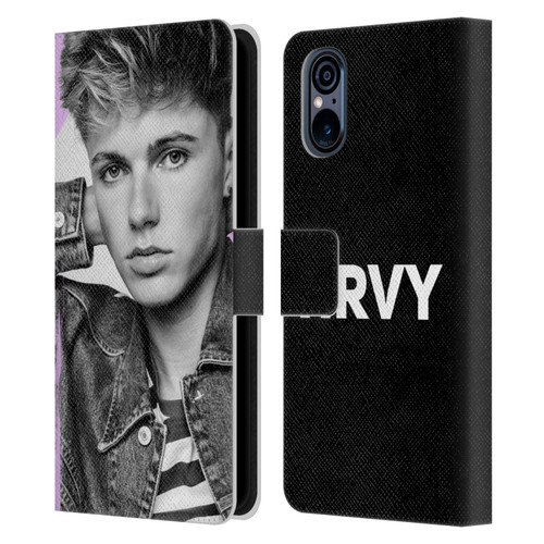 HRVY Graphics Calendar 12 Leather Book Wallet Case Cover For Sony Xperia 5 V 5G