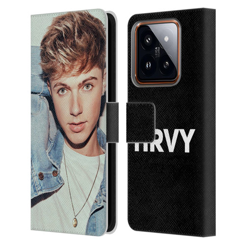 HRVY Graphics Calendar 4 Leather Book Wallet Case Cover For Xiaomi 14