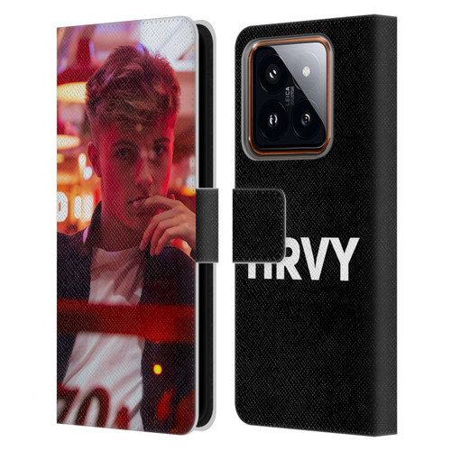 HRVY Graphics Calendar 6 Leather Book Wallet Case Cover For Xiaomi 14