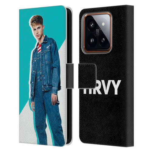 HRVY Graphics Calendar 8 Leather Book Wallet Case Cover For Xiaomi 14