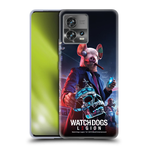 Watch Dogs Legion Artworks Winston Skull Soft Gel Case for Motorola Moto Edge 30 Fusion