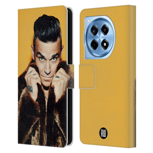 Robbie Williams Calendar Fur Coat Leather Book Wallet Case Cover For OnePlus 12R