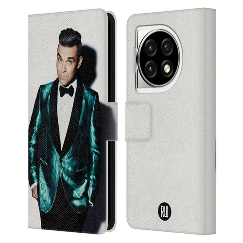 Robbie Williams Calendar White Background Leather Book Wallet Case Cover For OPPO OnePlus Ace 3 5G