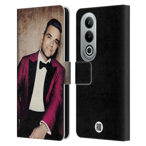Robbie Williams Calendar Magenta Tux Leather Book Wallet Case Cover For OPPO OnePlus Ace 3V 5G