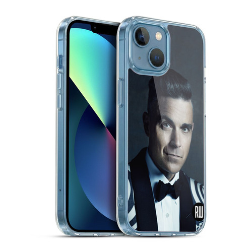 Robbie Williams Calendar Printed Tux Soft Gel Case for Apple iPhone 13 Mini & MagSafe