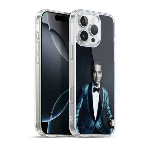 Robbie Williams Calendar Dark Background Soft Gel Case for Apple iPhone 16 Pro Max & MagSafe