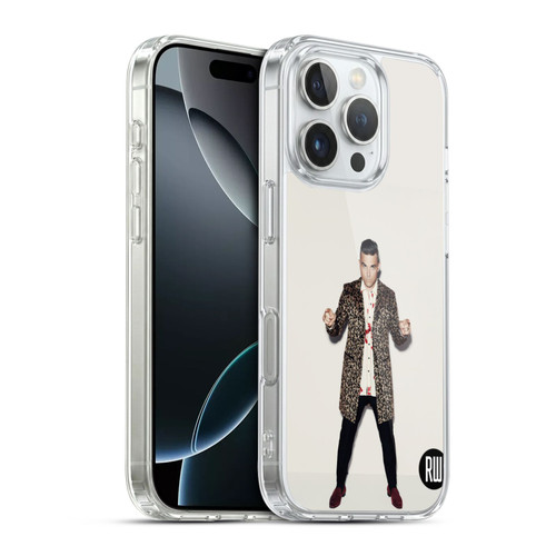Robbie Williams Calendar Animal Print Coat Soft Gel Case for Apple iPhone 16 Pro & MagSafe