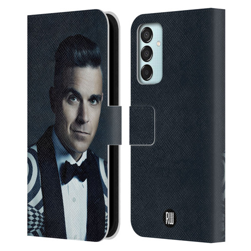 Robbie Williams Calendar Printed Tux Leather Book Wallet Case Cover For Samsung Galaxy M15/F15 5G