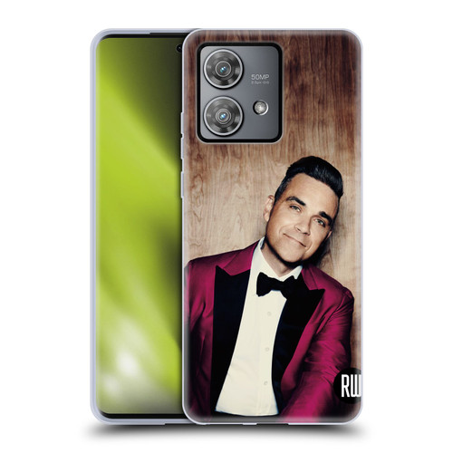 Robbie Williams Calendar Magenta Tux Soft Gel Case for Motorola Edge 40 Neo 5G