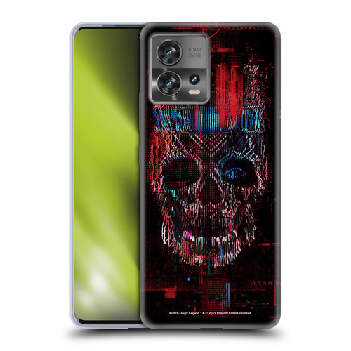 Watch Dogs Legion Key Art Skull Glitch Soft Gel Case for Motorola Moto Edge 30 Fusion