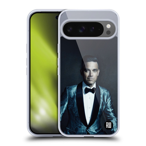 Robbie Williams Calendar Dark Background Soft Gel Case for Google Pixel 9 Pro XL
