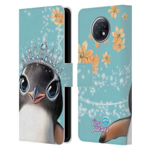 Animal Club International Royal Faces Penguin Leather Book Wallet Case Cover For Xiaomi Redmi Note 9T 5G