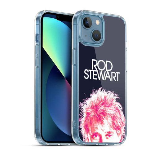 Rod Stewart Art Neon Soft Gel Case for Apple iPhone 13 Mini