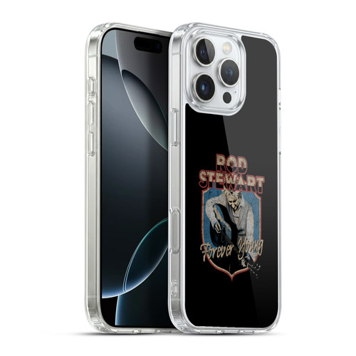 Rod Stewart Art Forever Young Soft Gel Case for Apple iPhone 16 Pro Max