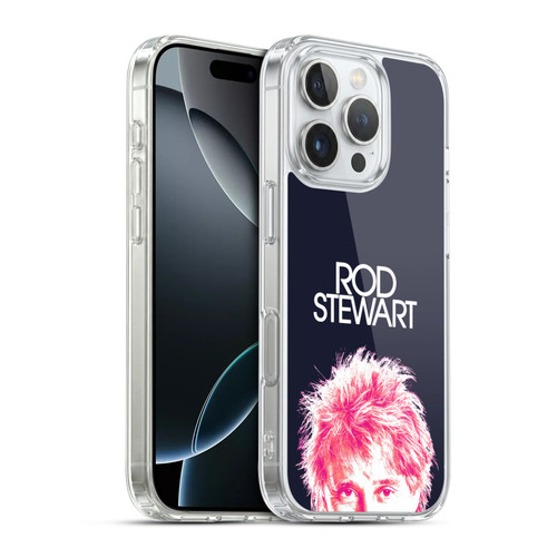 Rod Stewart Art Neon Soft Gel Case for Apple iPhone 16 Pro