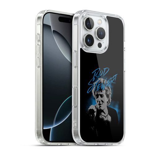 Rod Stewart Art Scribble Soft Gel Case for Apple iPhone 16 Pro