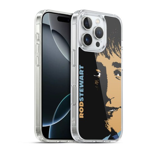 Rod Stewart Art Yesterday Retro Soft Gel Case for Apple iPhone 16 Pro