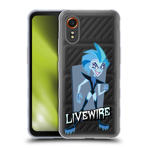 DC Super Hero Girls Characters Livewire Soft Gel Case for Samsung Galaxy Xcover7 5G