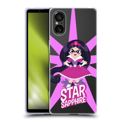DC Super Hero Girls Characters Star Sapphire Soft Gel Case for Sony Xperia 5 V 5G