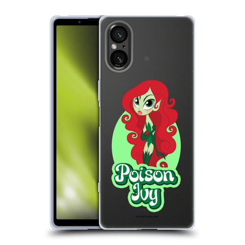 DC Super Hero Girls Characters Poison Ivy Soft Gel Case for Sony Xperia 5 V 5G