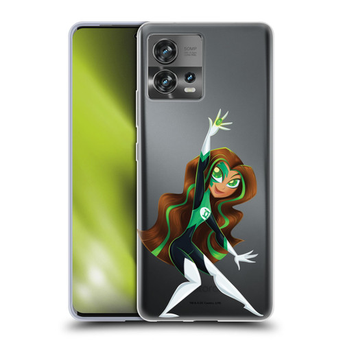 DC Super Hero Girls Rendered Characters Green Lantern Soft Gel Case for Motorola Moto Edge 30 Fusion