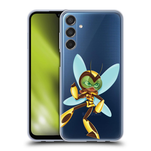 DC Super Hero Girls Rendered Characters Bumblebee Soft Gel Case for Samsung Galaxy M15/F15 5G