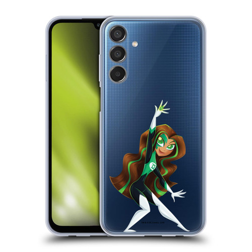 DC Super Hero Girls Rendered Characters Green Lantern Soft Gel Case for Samsung Galaxy M15/F15 5G