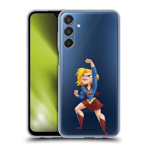 DC Super Hero Girls Rendered Characters Supergirl Soft Gel Case for Samsung Galaxy M15/F15 5G