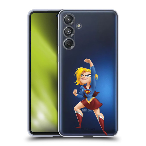 DC Super Hero Girls Rendered Characters Supergirl Soft Gel Case for Samsung Galaxy M55 5G