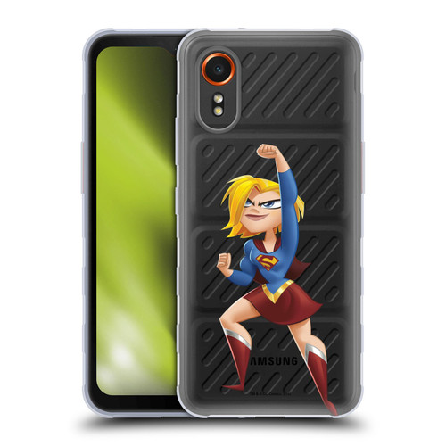DC Super Hero Girls Rendered Characters Supergirl Soft Gel Case for Samsung Galaxy Xcover7 5G