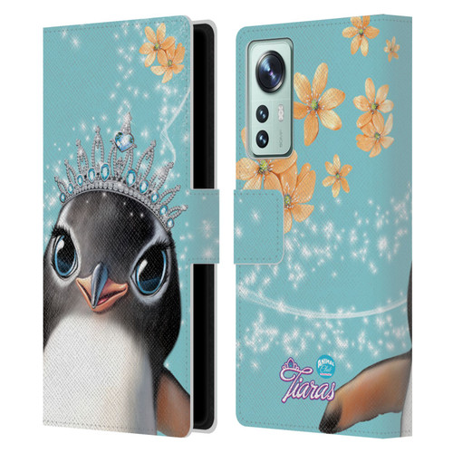 Animal Club International Royal Faces Penguin Leather Book Wallet Case Cover For Xiaomi 12