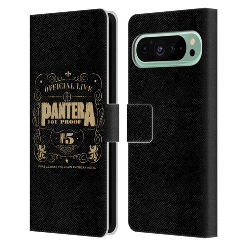 Pantera Art 101 Proof Leather Book Wallet Case Cover For Google Pixel 9 Pro XL