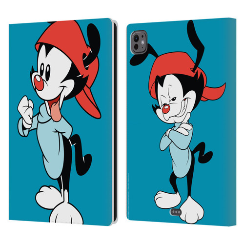 Animaniacs Graphics Wakko Leather Book Wallet Case Cover For Apple iPad Pro 11 M4 2024