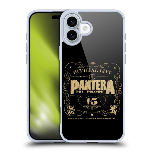 Pantera Art 101 Proof Soft Gel Case for Apple iPhone 16 Plus