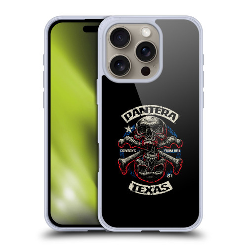 Pantera Art Double Cross Soft Gel Case for Apple iPhone 16 Pro