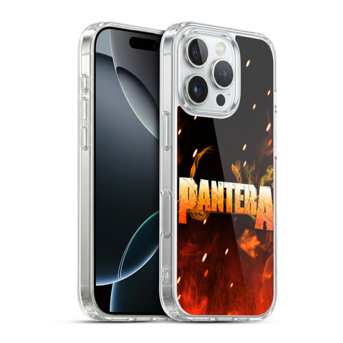 Pantera Art Fire Soft Gel Case for Apple iPhone 16 Pro & MagSafe